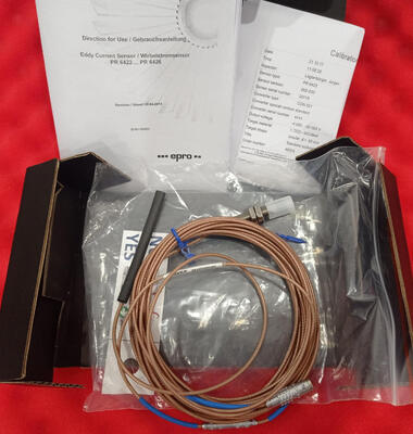 EPRO PR6423/002-030 8mm Eddy Current Sensor with M10x1 Thread and IP66 Protection for Industrial Monitoring