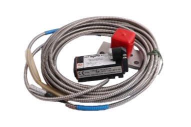 EPRO PR6426/010-100 Eddy Current Sensor with 4m Armored Cable and Lemon Mount Plate for Non-Contact Displacement Monitoring