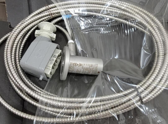 EPRO PR9268/601-000 Absolute Vibration Transducer with Armored 5m Cable and Harting Connector for High-Temp Environments Up to 200°C