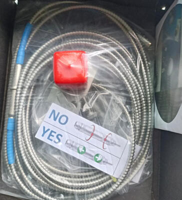 EPRO PR9268/302-100 Absolute Vibration Transducer Horizontal Version ≤100°C with Armored 8m Cable and Open Cable End